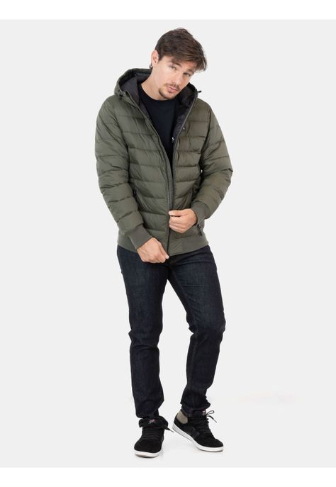 Parka Puffa Kekaha Verde Hombre Rusty-3