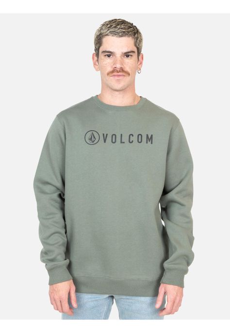 Poleron Rapture Verde Hombre Volcom-0