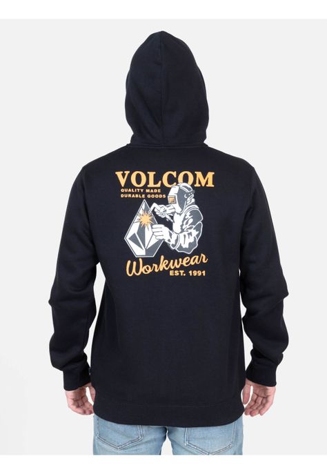Poleron Wander Negro Hombre Volcom-1