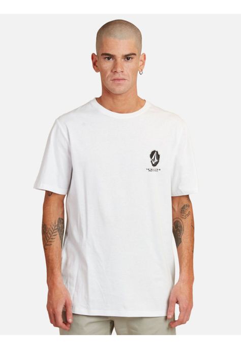 Polera M/C Black Friday Blanco Hombre Volcom-0