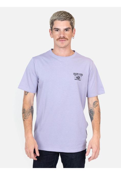Polera MC Adrenarush Morado Hombre Volcom-0