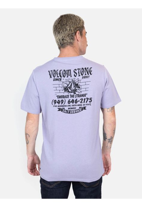 Polera MC Adrenarush Morado Hombre Volcom-1