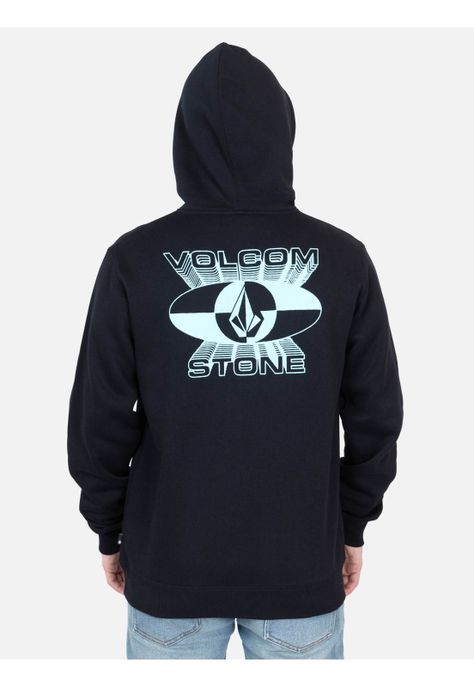 Poleron Racer Negro Hombre Volcom-1