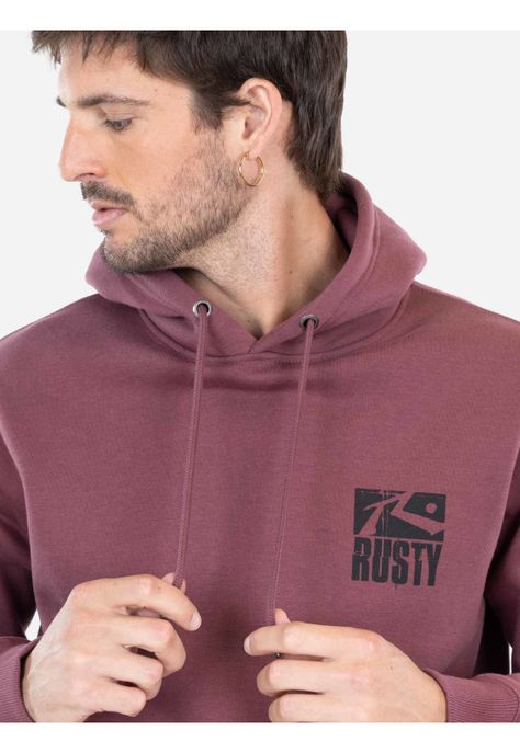 Poleron Riffcore Rojo Hombre Rusty-2