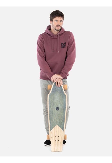 Poleron Riffcore Rojo Hombre Rusty-3