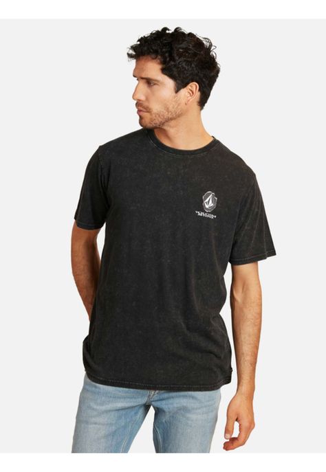 Polera Black Friday Acid Sst Negro Hombre Rusty-0
