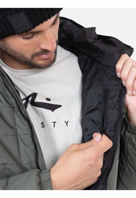 Parka Rush Verde Hombre Rusty-2