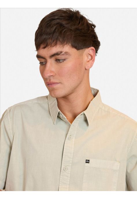 Camisa M/C R Die Ss Verde Hombre Rusty-2