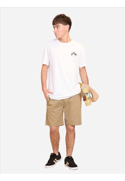 Bermuda Jogger Rusty Bermuda Jogger Khaki Hombre Rusty-3