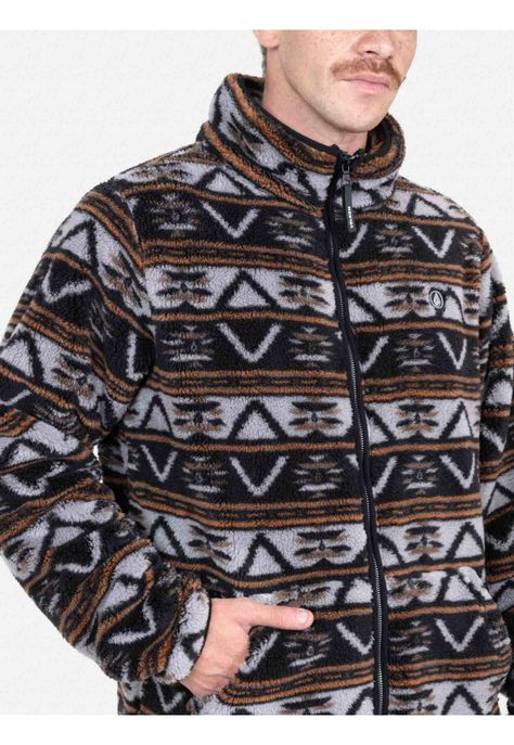 Poleron Flow Multicolor Hombre Volcom-2