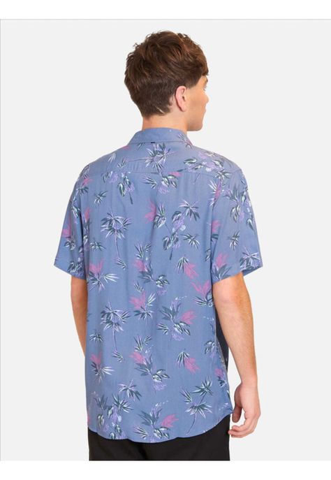 Camisa M/C Anirac Flor Ss Multicolor Hombre Rusty-1