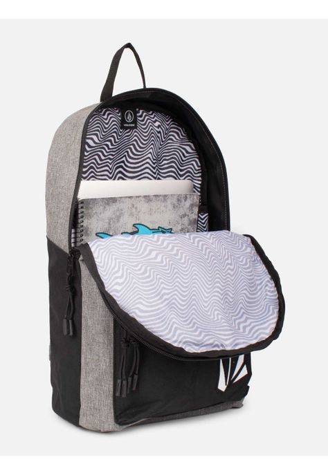 Mochila Academy School Gris Hombre Volcom-2