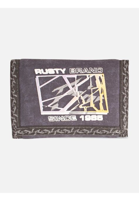 Billetera Broke glass Negro Hombre Rusty-0