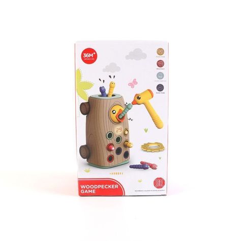JUEGO DE PAJARO EN ARBOL Y MARTILLO-0