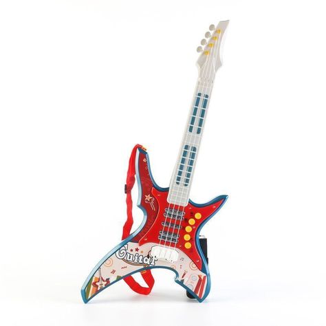 GUITARRA ELECTRONICA CON LUCES  Y SONIDO-0
