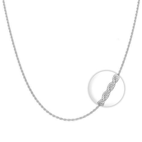 Cadena de Plata 925 Tourbillon 1 mm 50 cm-0