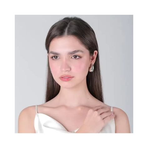 Aros Plata Estilo Gota Chunky 26 mm-4
