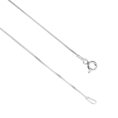 Cadena de Plata Veneciana 45 cm-0