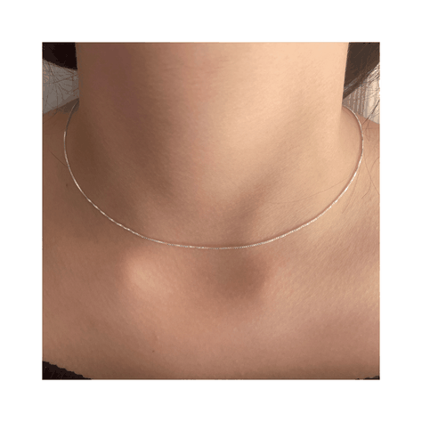 Cadena de Plata Veneciana 45 cm-3