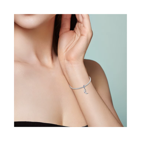 Charm Colgante Luna con Circones-3