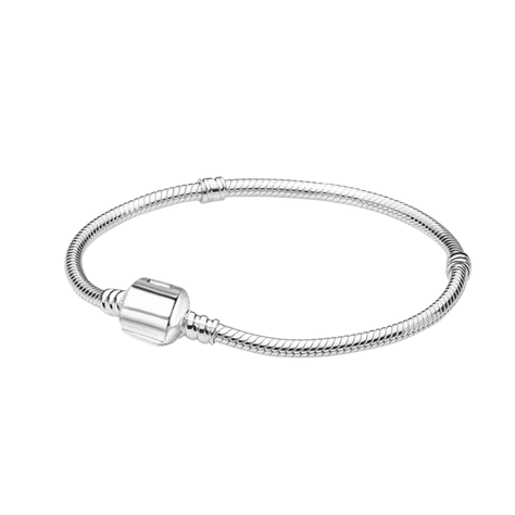 Pulsera Plateada Para Charms o Dijes-1