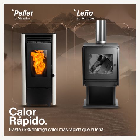 Estufa Pellet 9,5 KW 160 m2 WiFi-2