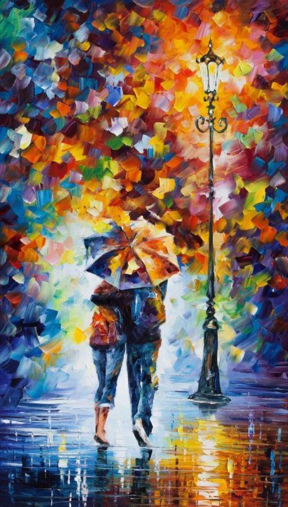 Kit bordado o pintura por número Enamorados 20x25-0