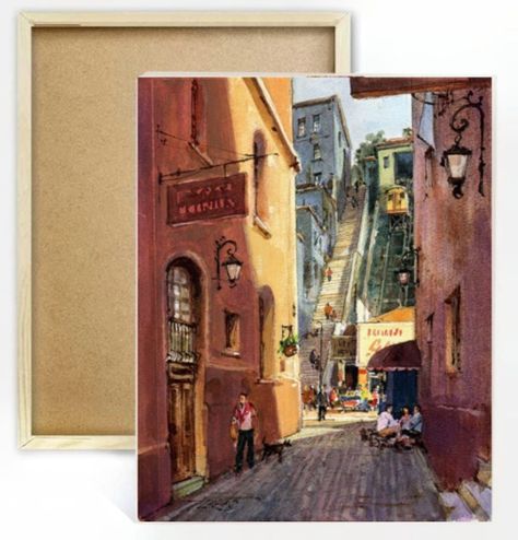 Pintura diamante Calle porteña CON BASTIDOR 30X40 Diamond painting-0