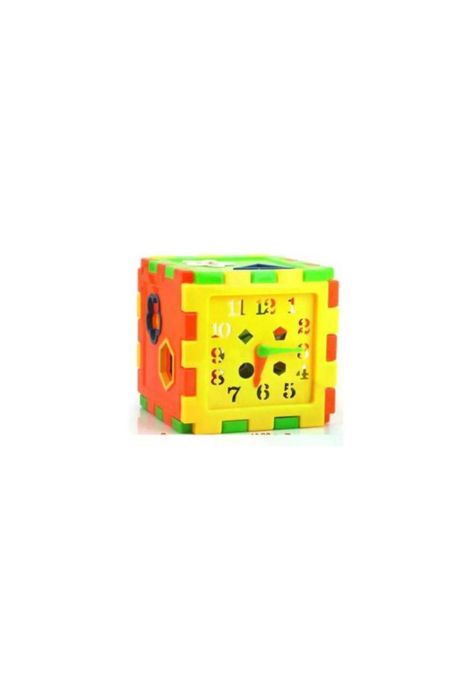 Cubo didáctico educativo multifuncional colores FIGURAS ENCAJE PB-B2-2