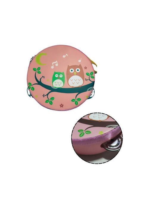 Pandero musical infantil diseño Búhos PB-C8-0