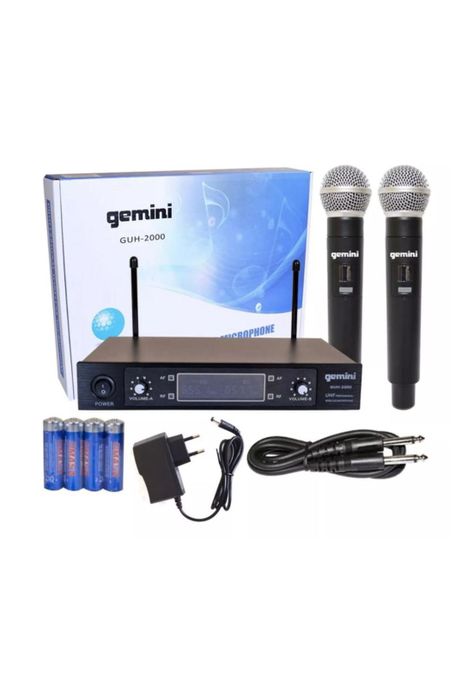 Micrófono Inalámbrico Gemini Modelo GUH-2000  PB-B4-E1-2
