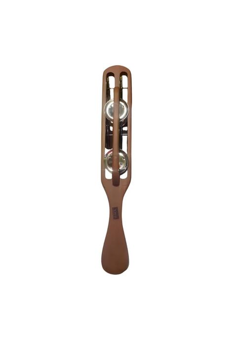 Tambourine with stick color marrón Rmx-1