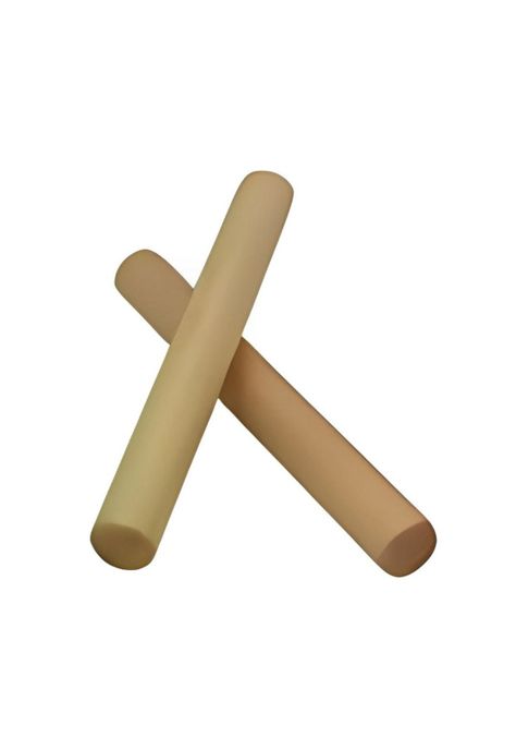 Par De Claves Simple De Madera 25CM RMX PA-G3E1-1