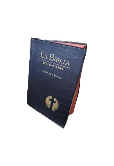 Biblia Negra con Canto de color rojo Dios Habla hoy PB-A7-1