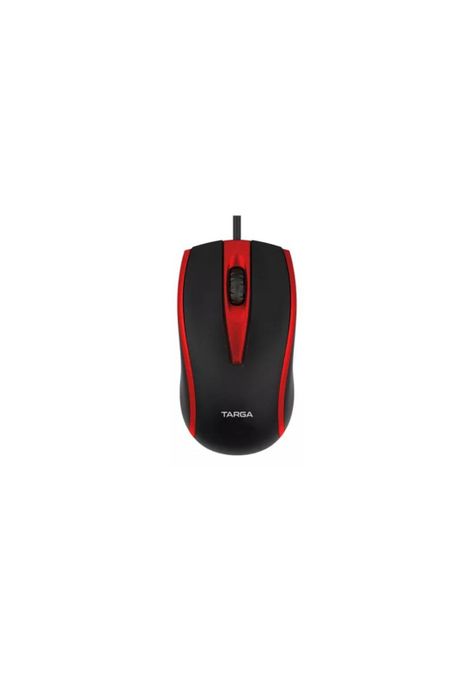 Mouse Alámbrico Optico Targa TGM50 Rojo-1