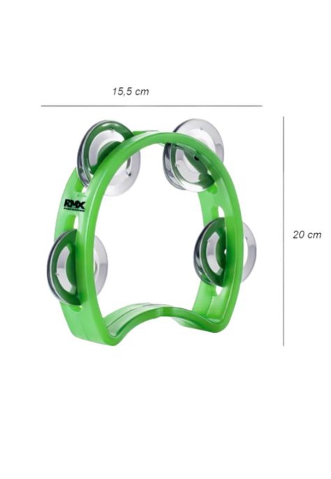 Mini Pandero Media Luna Verde Niños Rmx  PA-G3E4-1