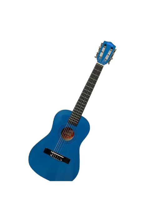 Guitarra clásica celta 39 pulg  azul PA-G2-E3-0