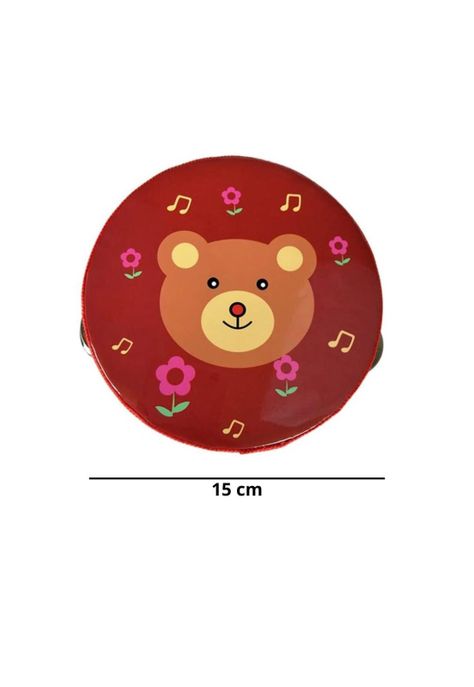 Pandero musical infantil diseño de oso PB-C8-0