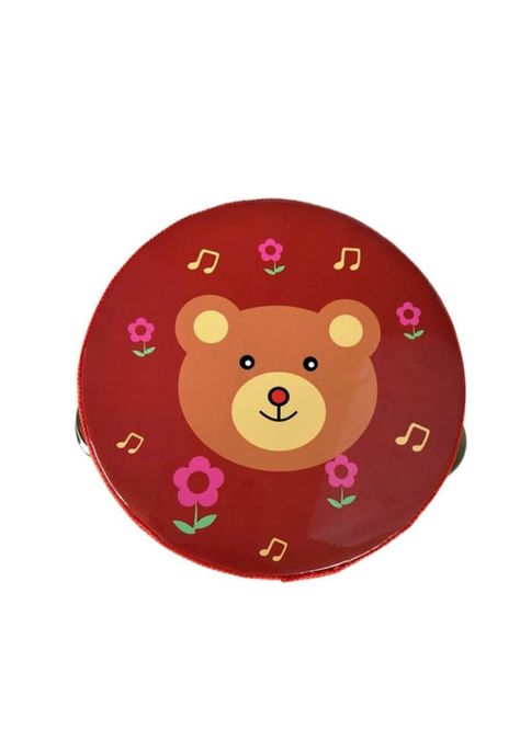 Pandero musical infantil diseño de oso PB-C8-1