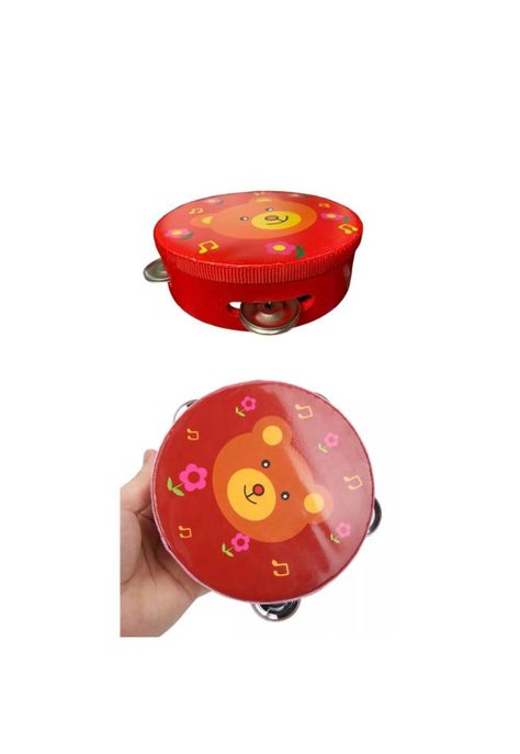 Pandero musical infantil diseño de oso PB-C8-2