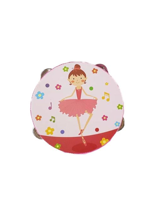 Pandero musical infantil de bailarina PB-C8-0