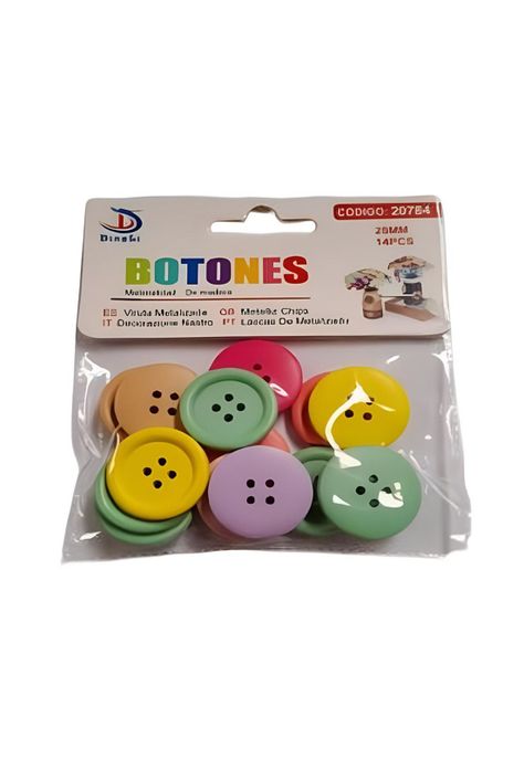 Botones Decorativos de Madera PB-B1-0