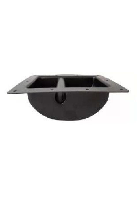 Manilla Metal Embutida Negra Mod.6r Mekse PB-E1E1-2