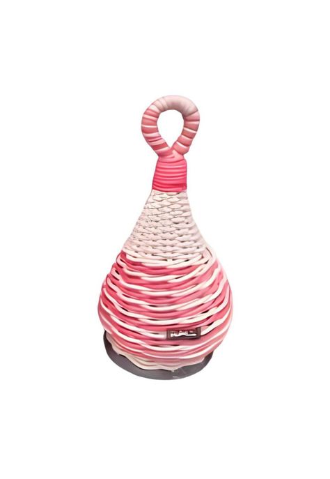Par De Maracas Ecológicas Forradas En Mimbre 18 Cm  PB-H4E2-1