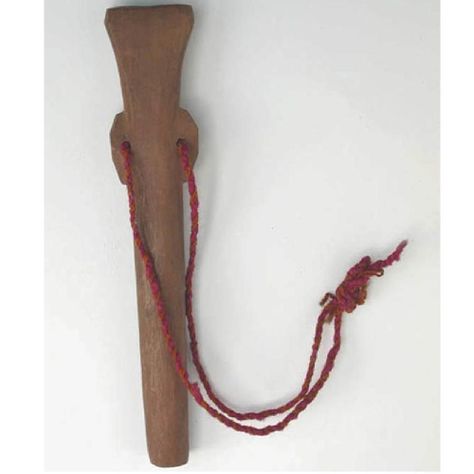 Pifilca de Madera Originaria Mapuche 23 cm  PA-H5E4-2