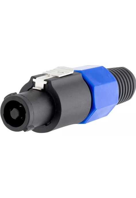 Conector Speakon Macho Mekse Negro PB-D2-1