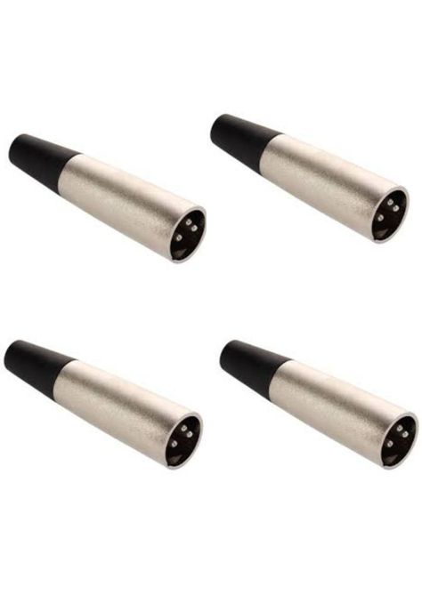Conector Canon Macho Mekse 4 unidades-0