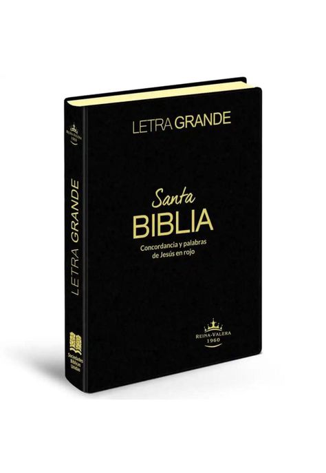 Santa Biblia Letra Grande - Reina Valera color Negro PB-A7-0