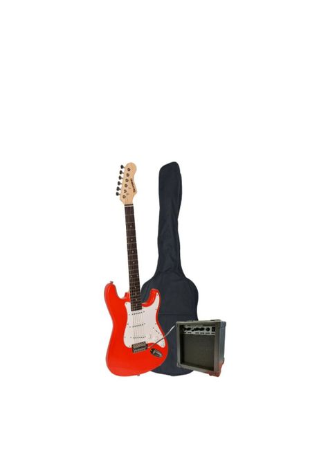 Guitarra Scorpion eléctrica pack rojo PA-G1-E4-2