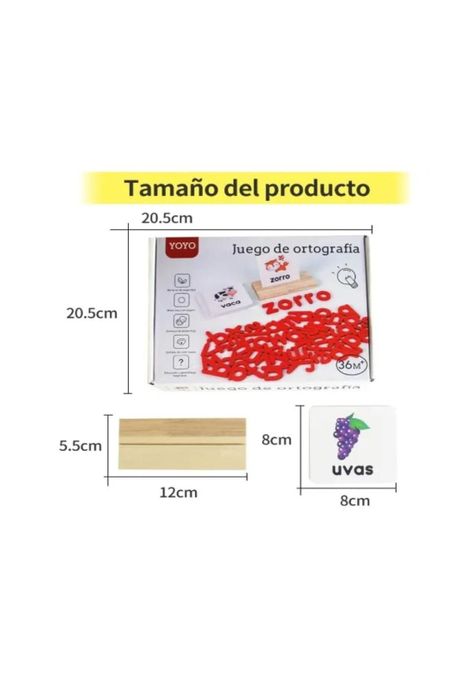 Juego De Ortografía De Madera Para Niños PB-C1-3